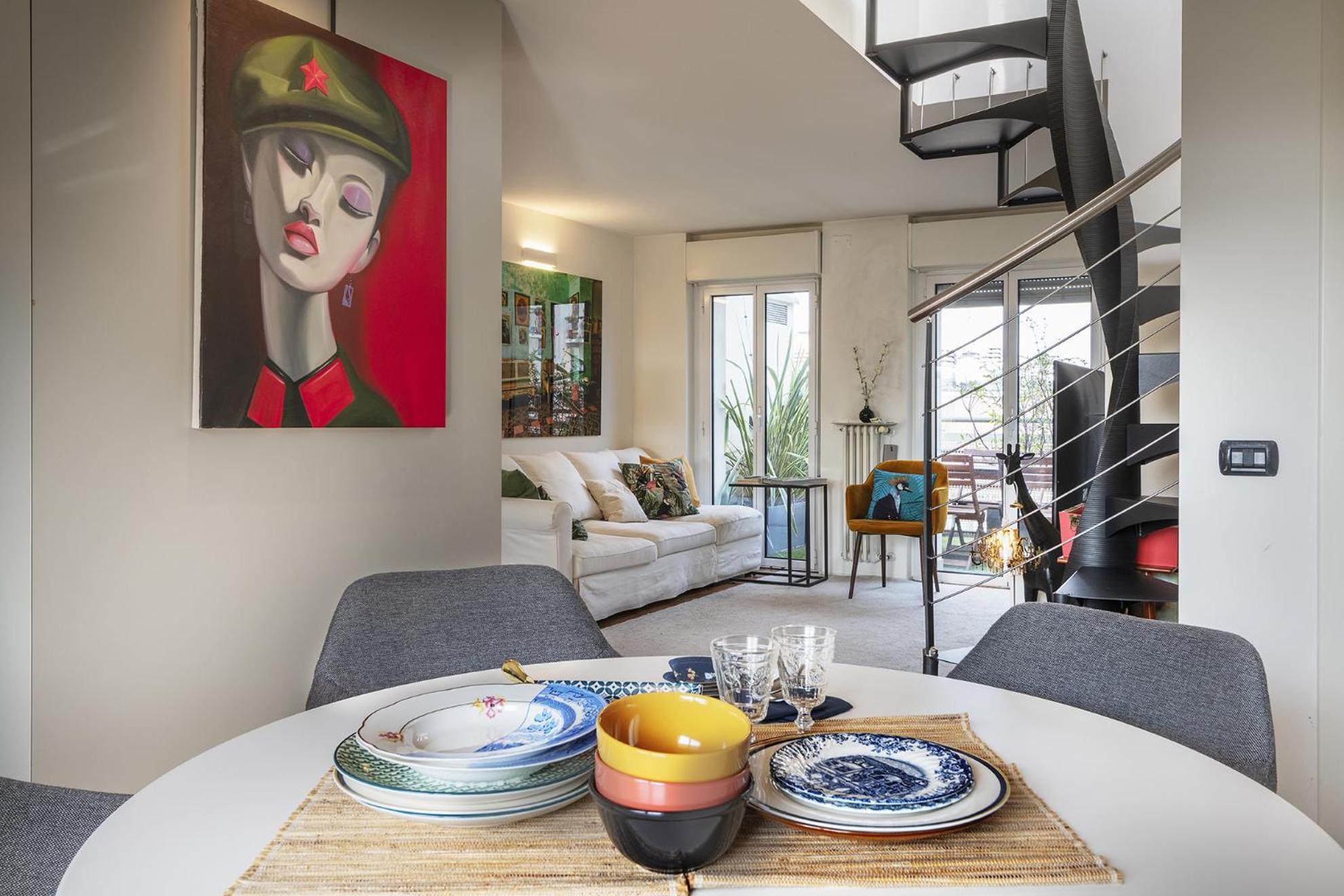 Giresio 41 - Your Penthouse With Rooftop Garden In Milano Navigli - Wifi Exterior foto